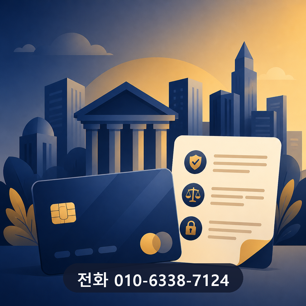 카드 한도 현금화 카드사 약관 확인 이미지